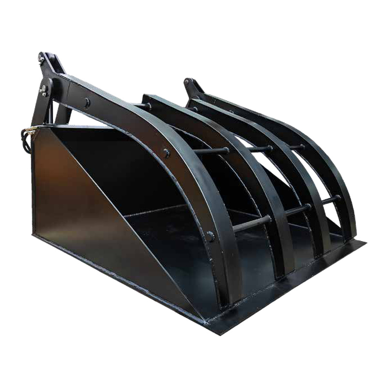 Lifting Equipment Electric Forklift Attachments Hydraulic Grab Bucket