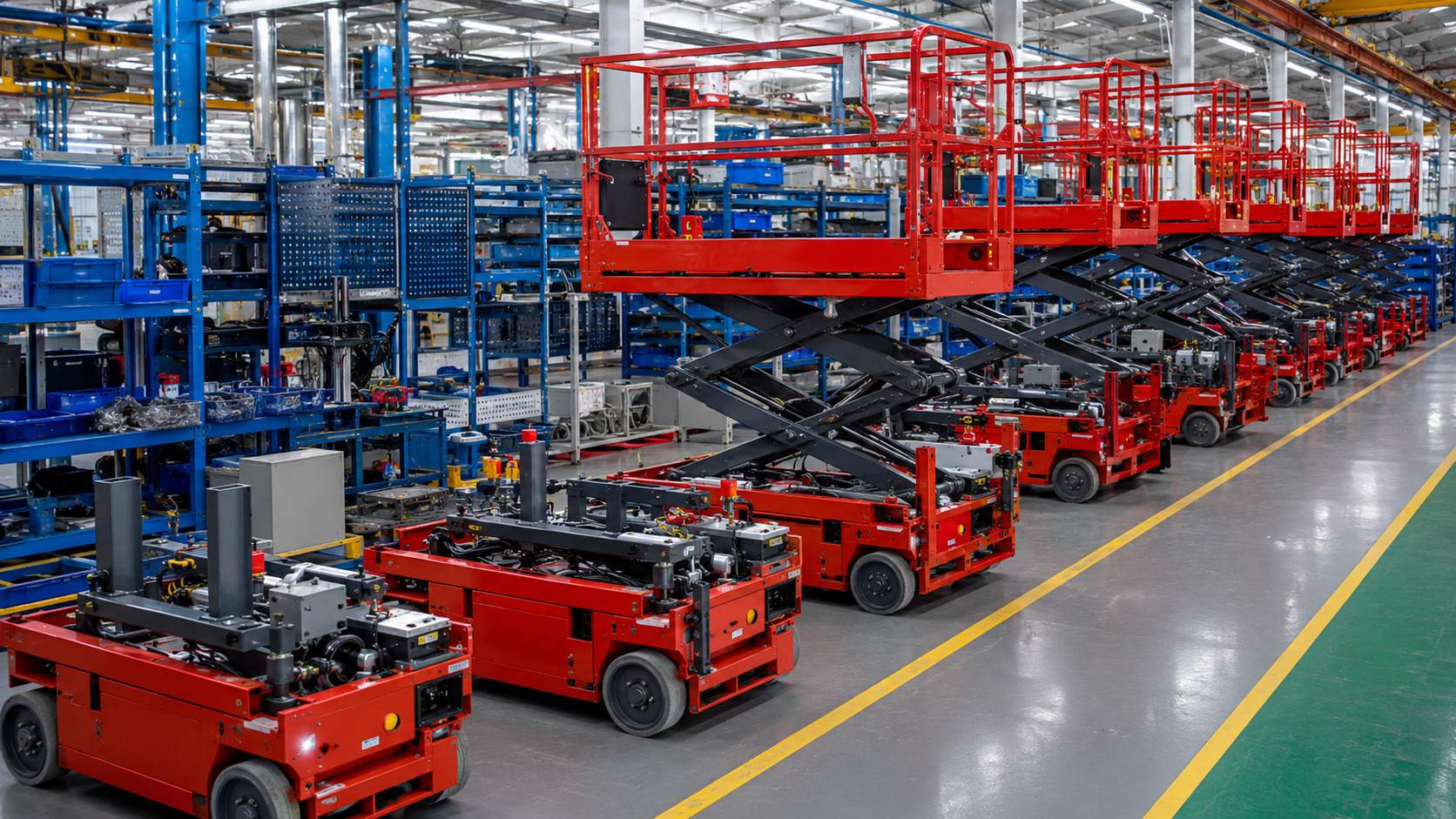 ELECTRIC SCISSOR LIFT AERIAL WORKPLATFORM