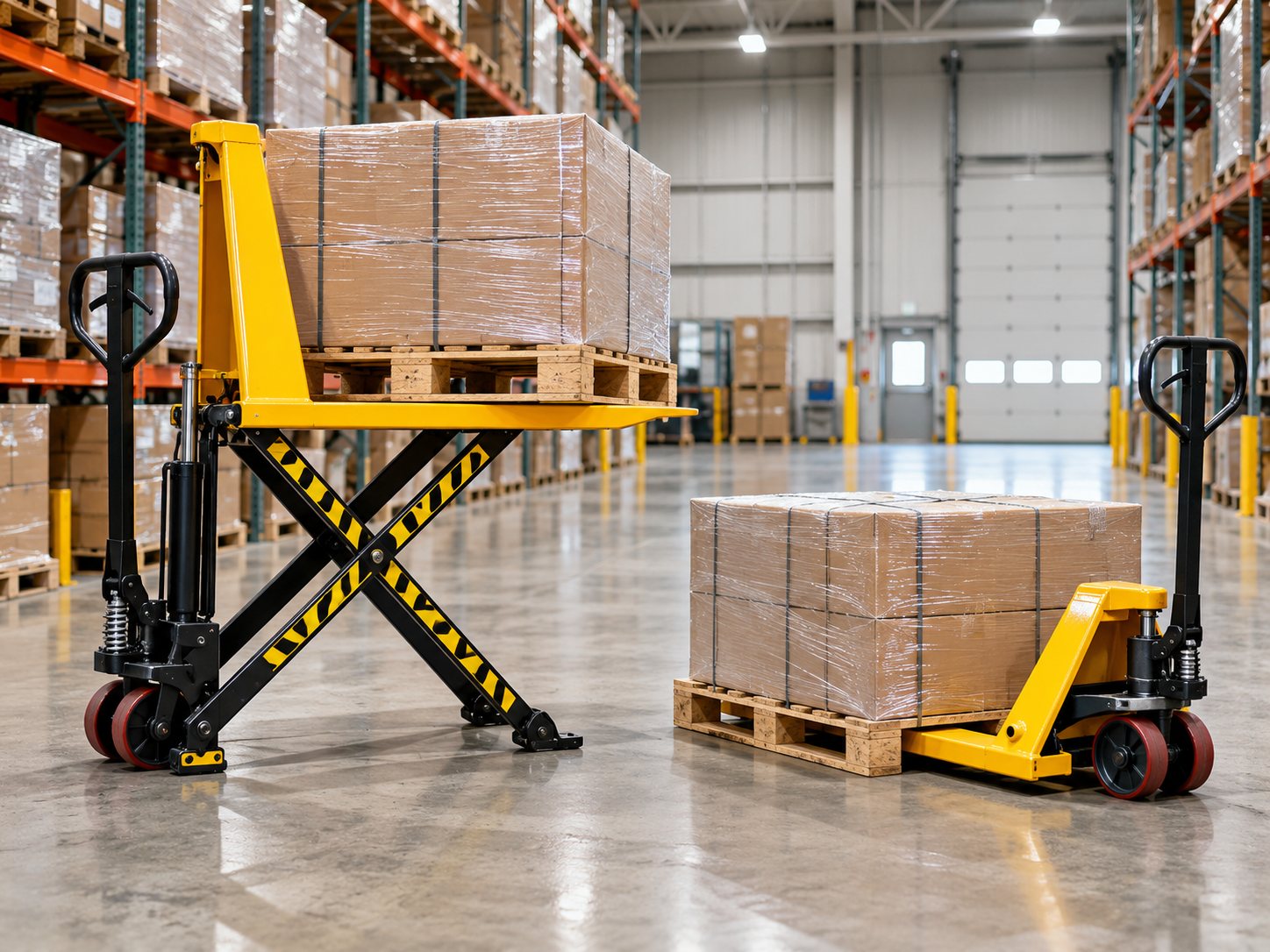 High-Lift Pallet Truck vs. Pallet Jack:Have any Key Differences?