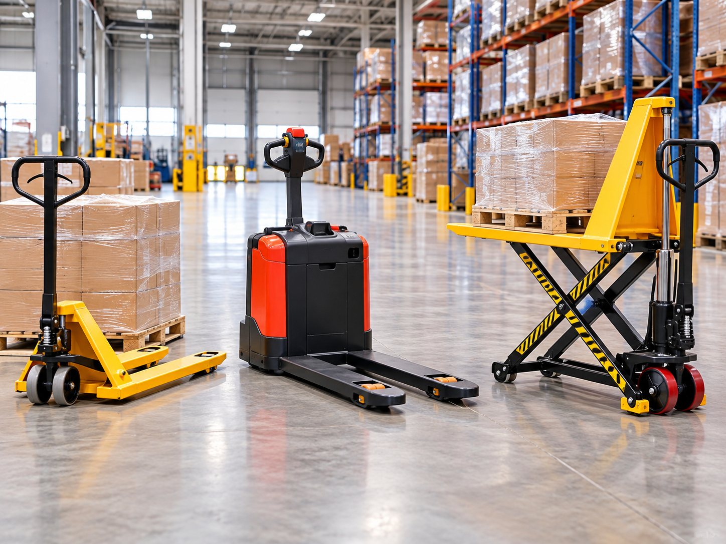 What Are the Three Main Types of Pallet Handling Trucks?