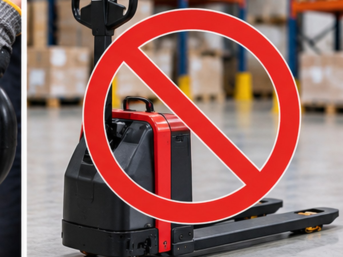 What Should You Never Do With Electric Pallet Jacks?